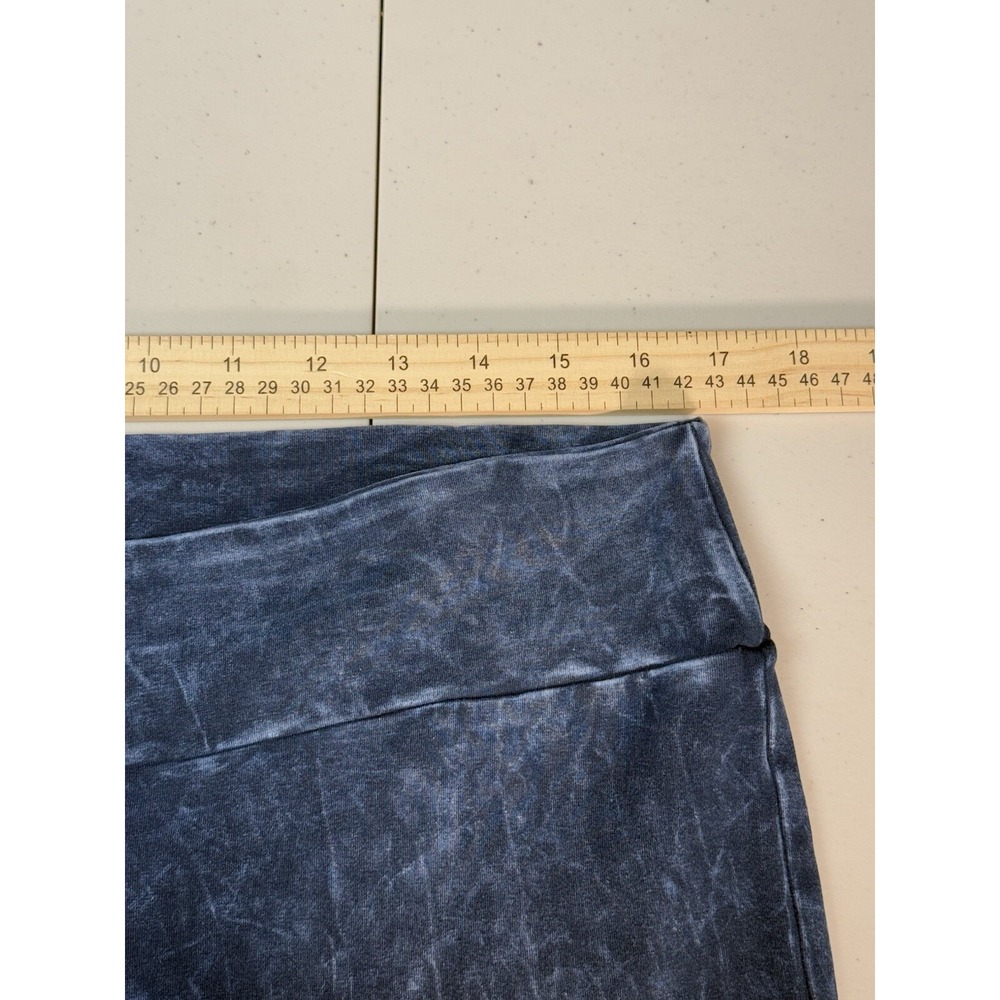 Rustic Rack Women 2x Washed Bell Bottom Flare w/fringe Light denim Festival BOHO - Picture 9 of 12